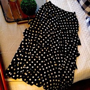 Nuggles polkadot layering skirt